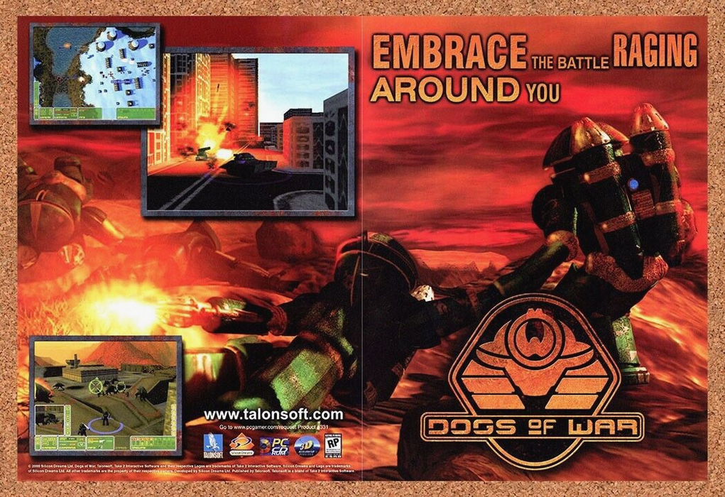 2002 Dogs Of War PC Original Ad - for just $21.49! 