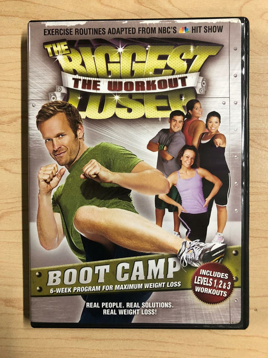 The Biggest Loser - The Workout - Boot Camp (DVD, 2008, exercise) - L02 - for just $1.99! 