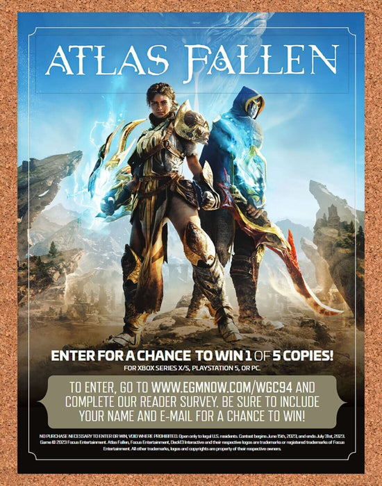 2023 Atlas Fallen PS5 Original Sweepstakes Ad - for just $17.99! 