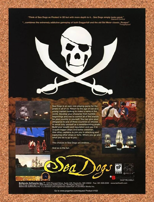 2002 Sea Dogs PC Original Ad - for just $17.99! 