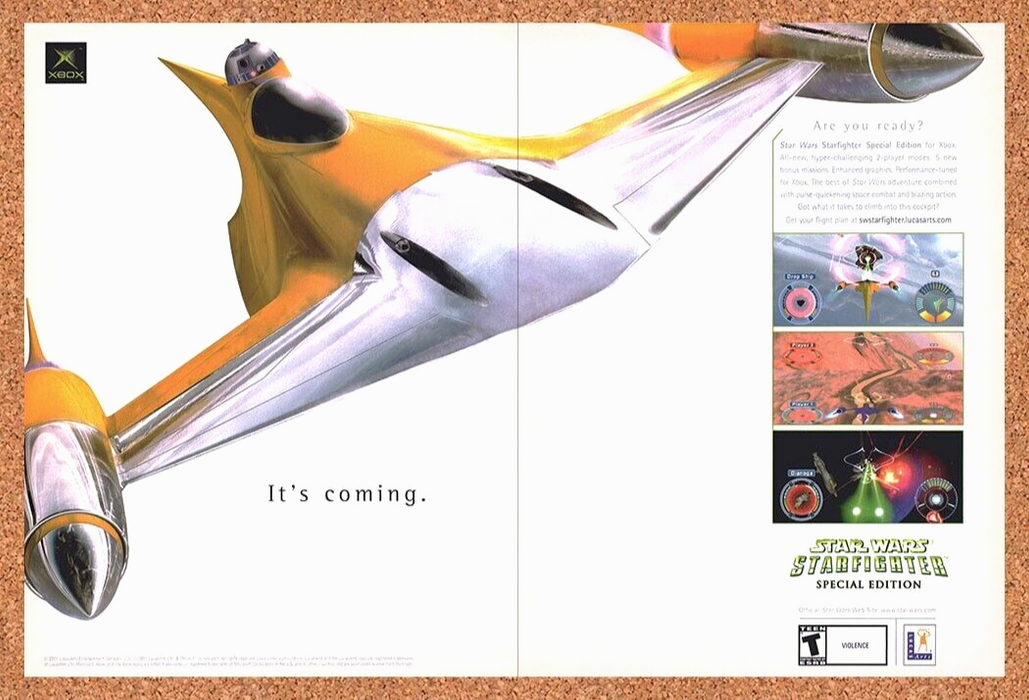 2003 Star Wars Starfighter PC Original Ad v2 - for just $21.49! 