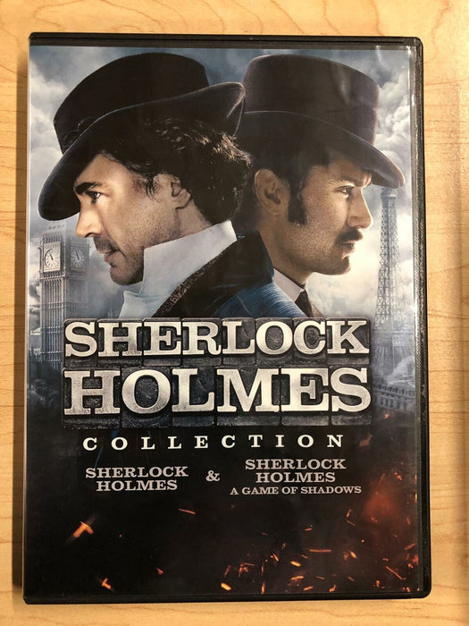 Sherlock Holmes and Sherlock Holmes A Game of Shadows (DVD, 2-film) - K6 - for just $2.99! 