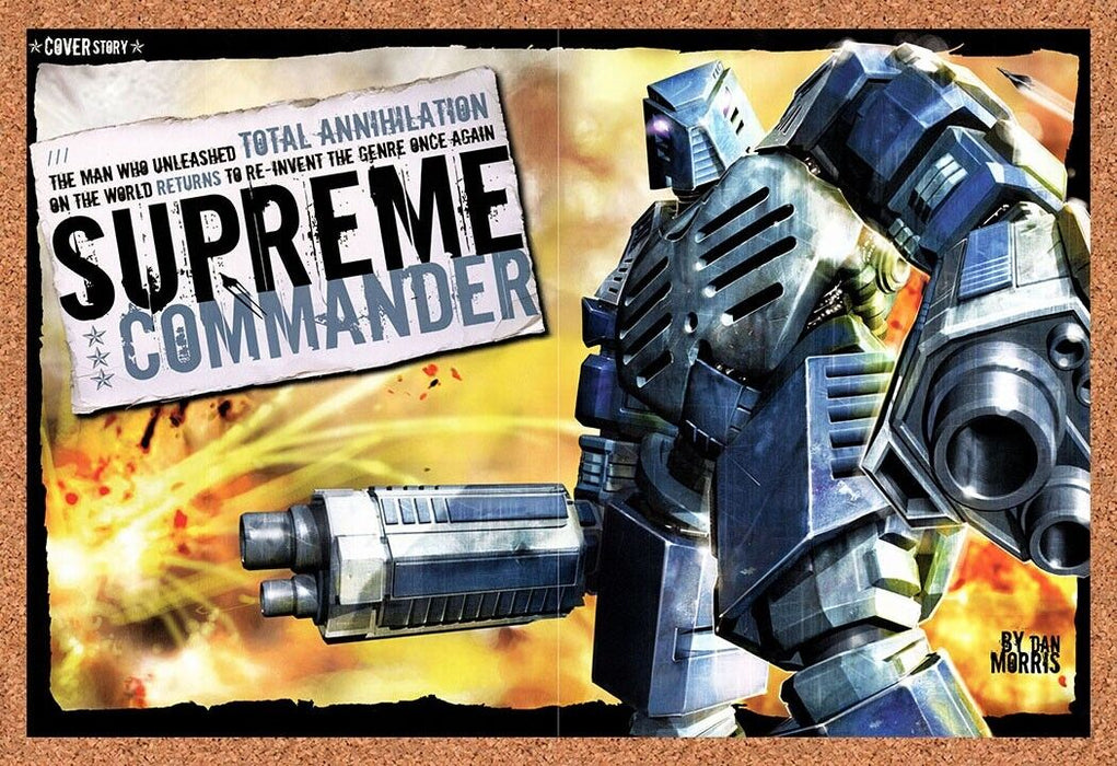 2005 Supreme Commander PC Original Ad v1 - for just $21.49! 