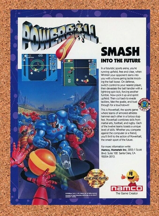 1992 Powerball Genesis Original Ad - for just $17.99! 