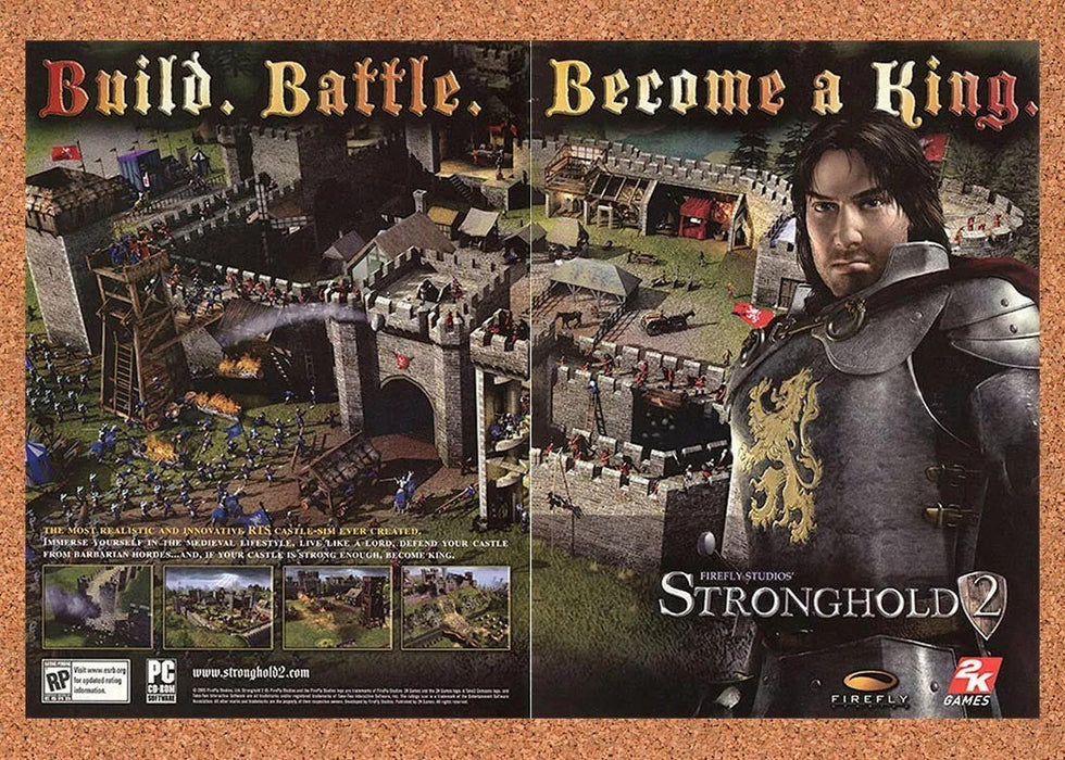 2005 Stronghold 2 PC Original Advertisement v2 - for just $23.99! 