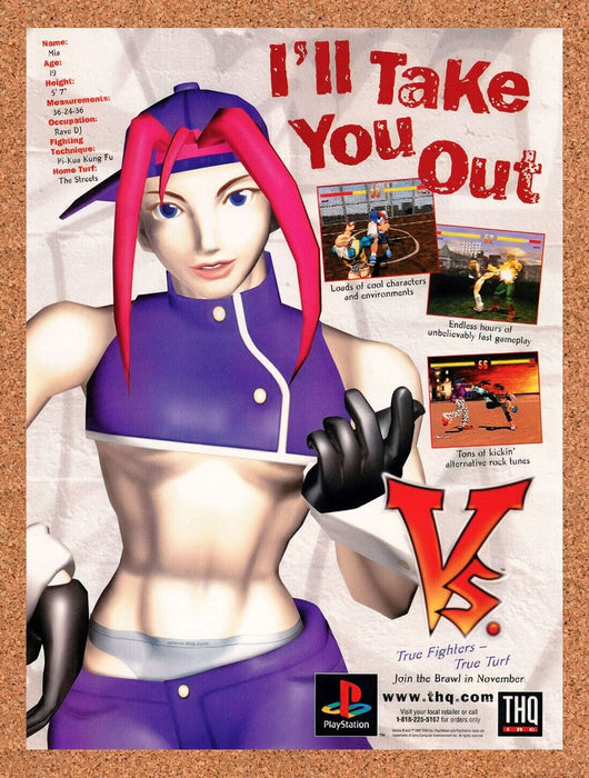 1997 Vs PS1 Original Ad v1 - for just $17.99! 