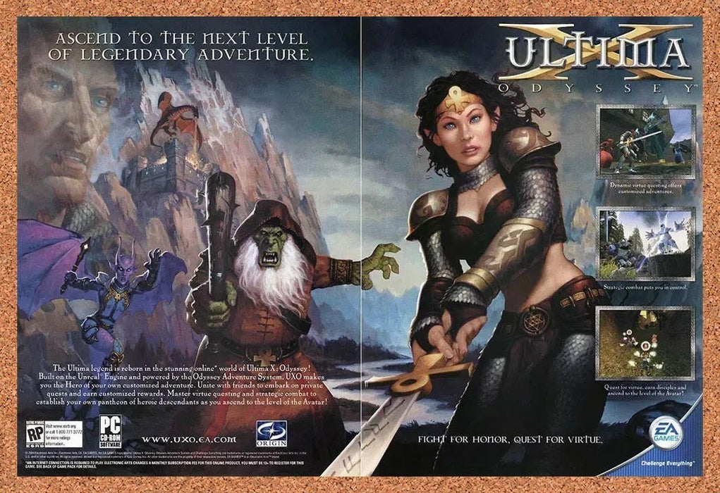 2004 Ultima X Odyssey PC Original Advertisement v1 - for just $23.99! 