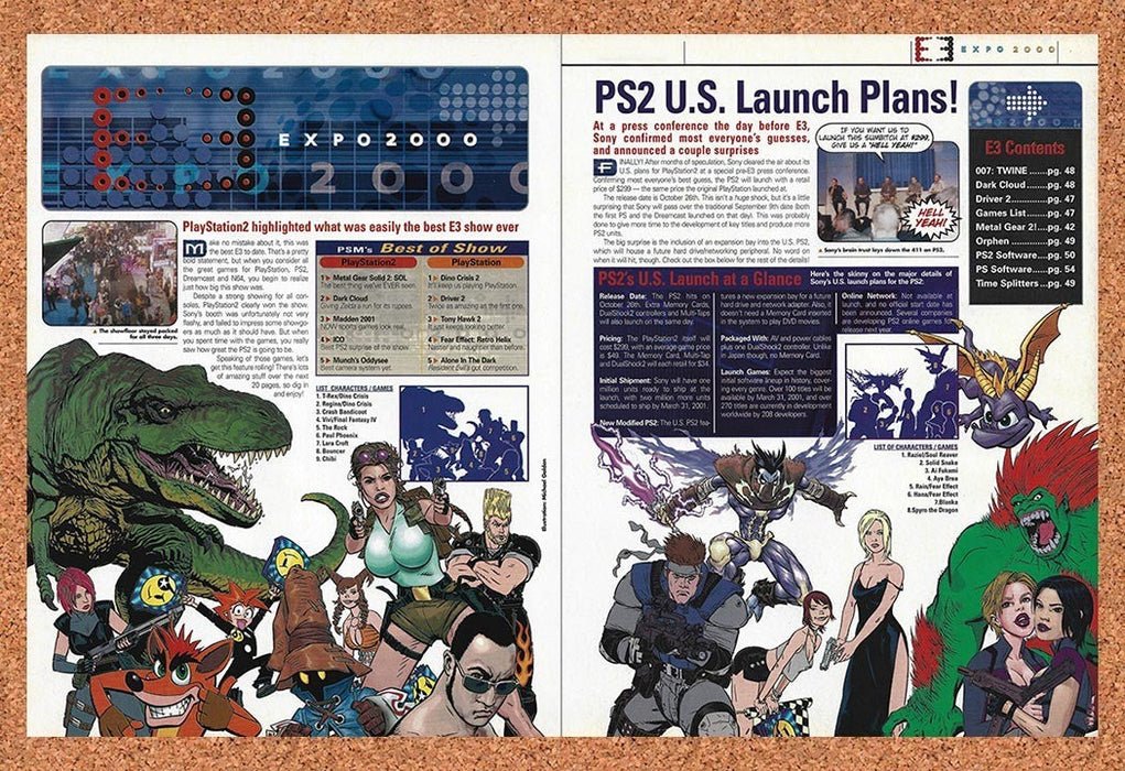 2000 E3 Expo Countdown To PS2 Original Advertisement vr9 - for just $23.99! 