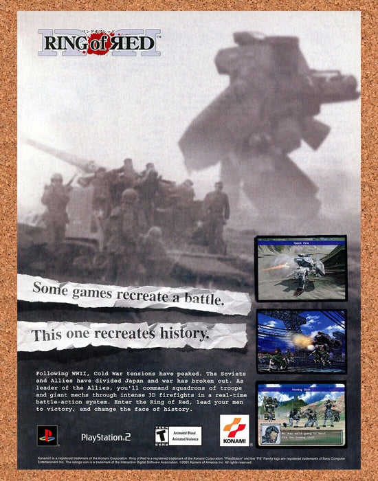 2003 Ring Of Red PS2 Original Ad - for just $17.99! 