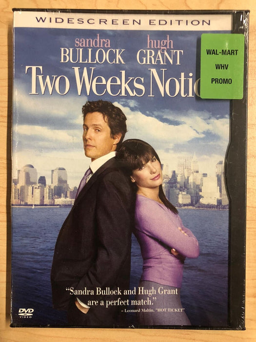 Two Weeks Notice (DVD, 2002, Widescreen) - NEW24 - for just $2.99! 