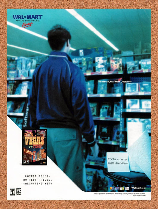 2004 Vegas Tycoon Wal-Mart Original Ad v1 - for just $19.49! 