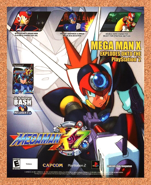 2005 Mega Man X7 PS2 Original Ad - for just $17.99! 