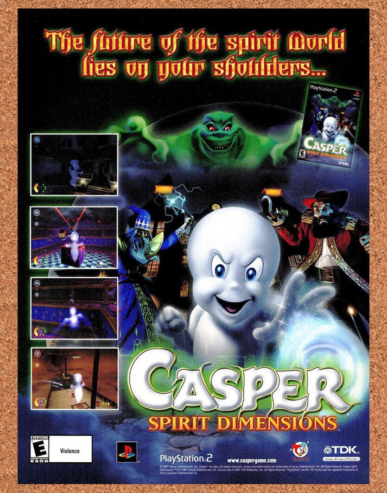 2003 Casper Spirit Dimensions PS2 Original Ad - for just $17.99! 