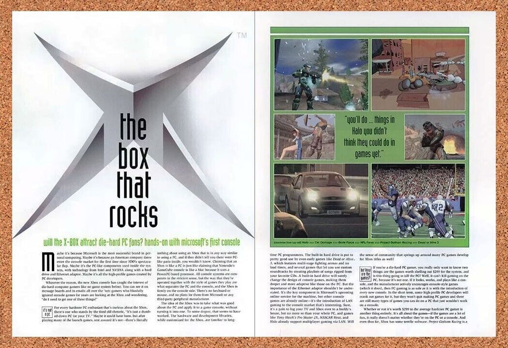 2004 Microsoft Xbox Console Original Release Ad v1 - for just $22.49! 