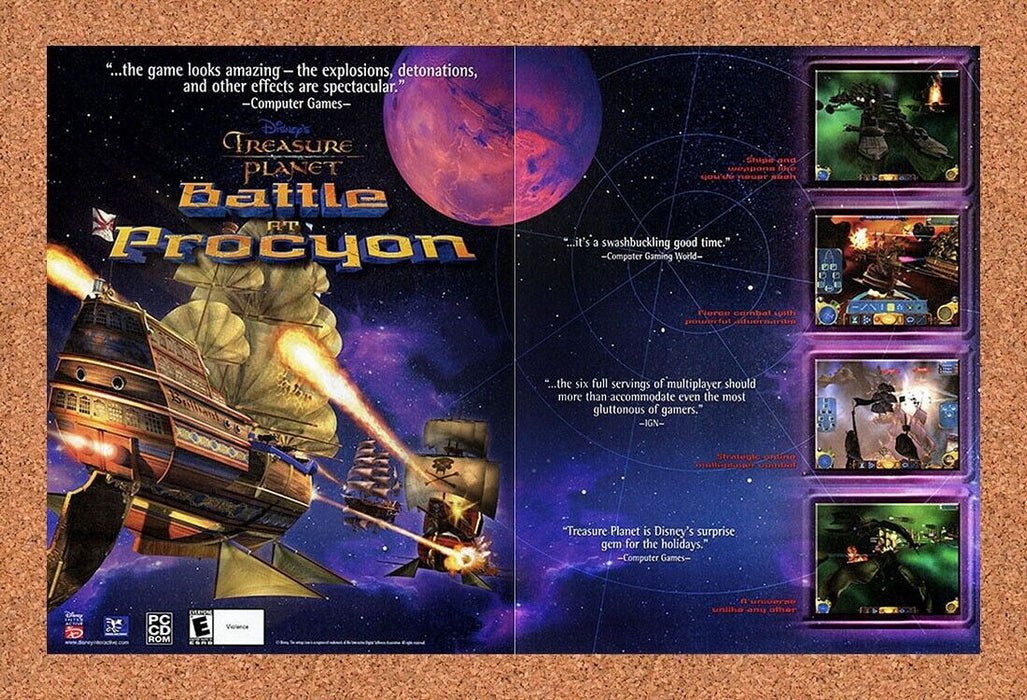 2005 Treasure Planet Battle At Procyon PC Original Ad - for just $22.49! 