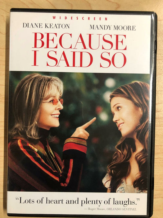 Because I Said So (DVD, 2007, Widescreen) - K0107 - for just $1.99! 