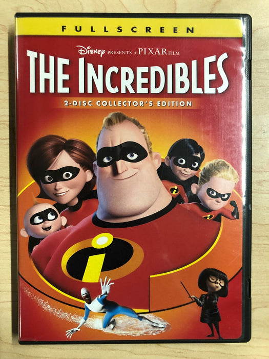The Incredibles (DVD, 2-Disc, Fullscreen, Disney, 2004) - L01 - for just $1.99! 