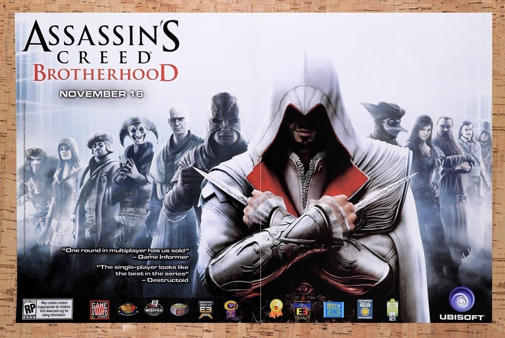 2010 Assassin's Creed Brotherhood Xbox 360 Original Ad v1 - for just $21.49! 
