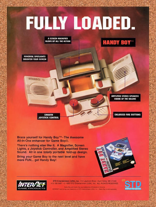 1995 STD Handy Boy Original Ad v11 - for just $17.99! 