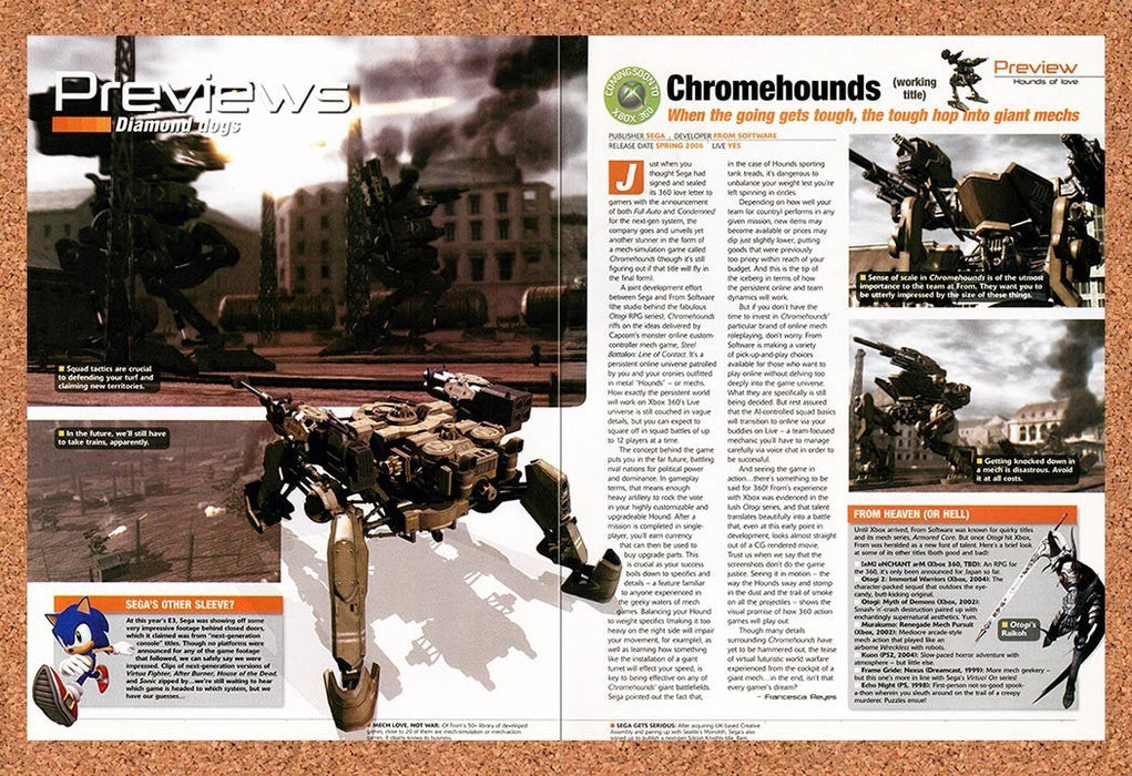 2005 Chromehounds Xbox Original Advertisement vr1 - for just $23.99! 