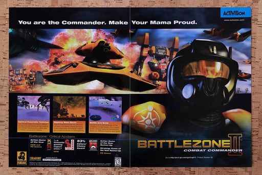 1999 Battlezone II Combat Commander PC Original Ad v2 - for just $21.49! 