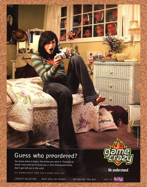 2006 Game Crazy Original Video Game Rental Ad - for just $17.99! 