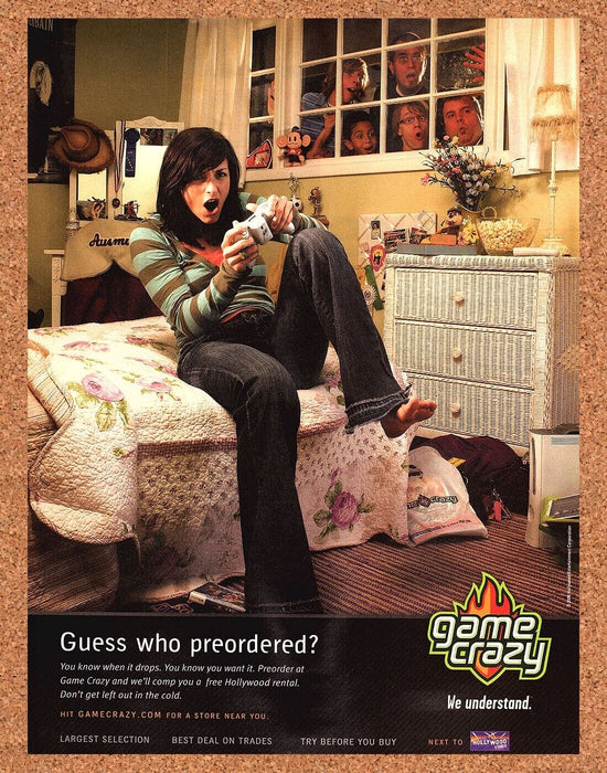 2006 Game Crazy Original Video Game Rental Ad - for just $17.99! 