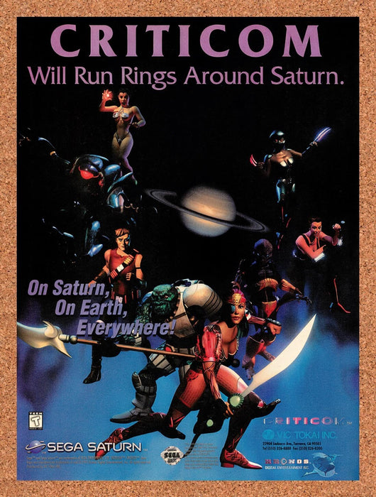 1996 Criticom Saturn Original Ad v2 - for just $17.99! 