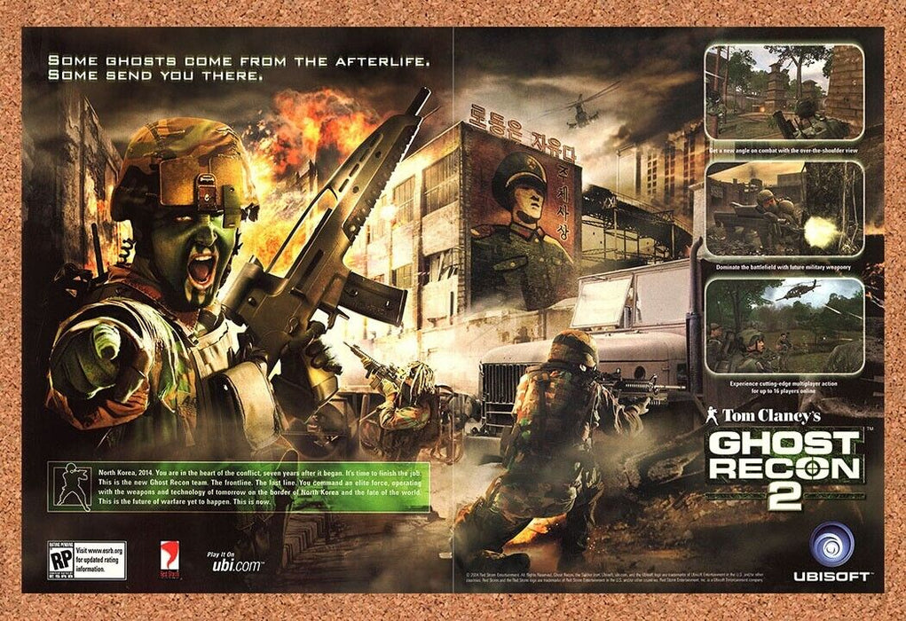 2004 Ghost Recon 2 PS2 Original Ad - for just $21.49! 