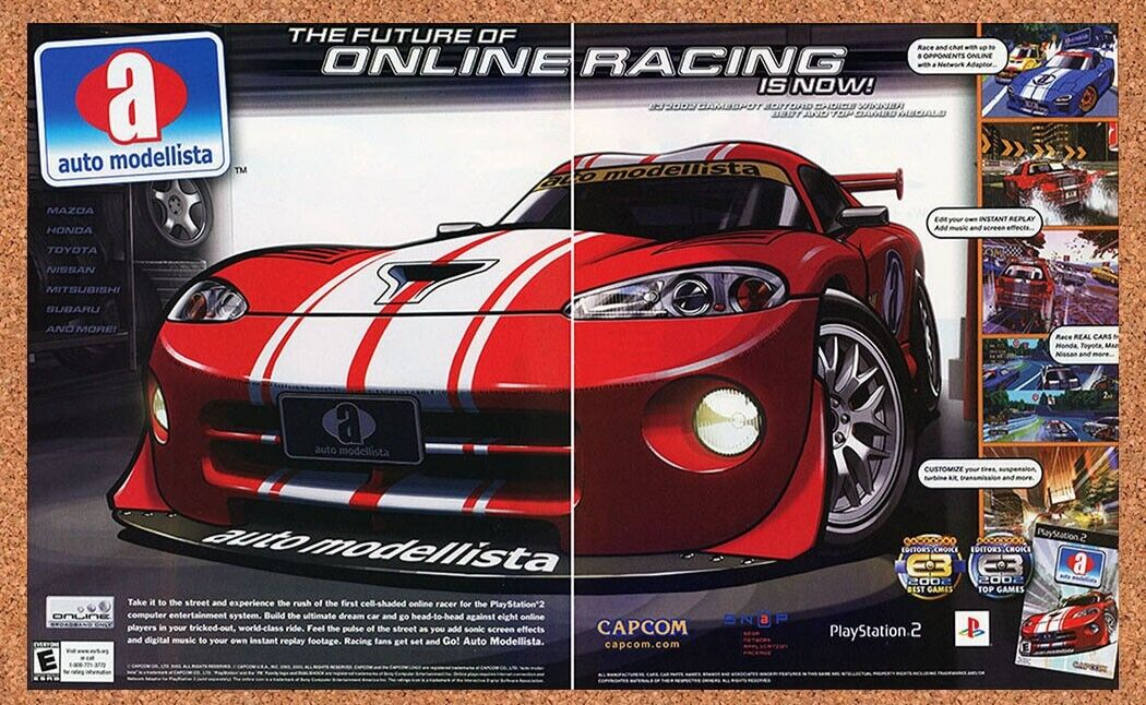 2004 Auto Modellista PS2 Original Ad - for just $21.49! 