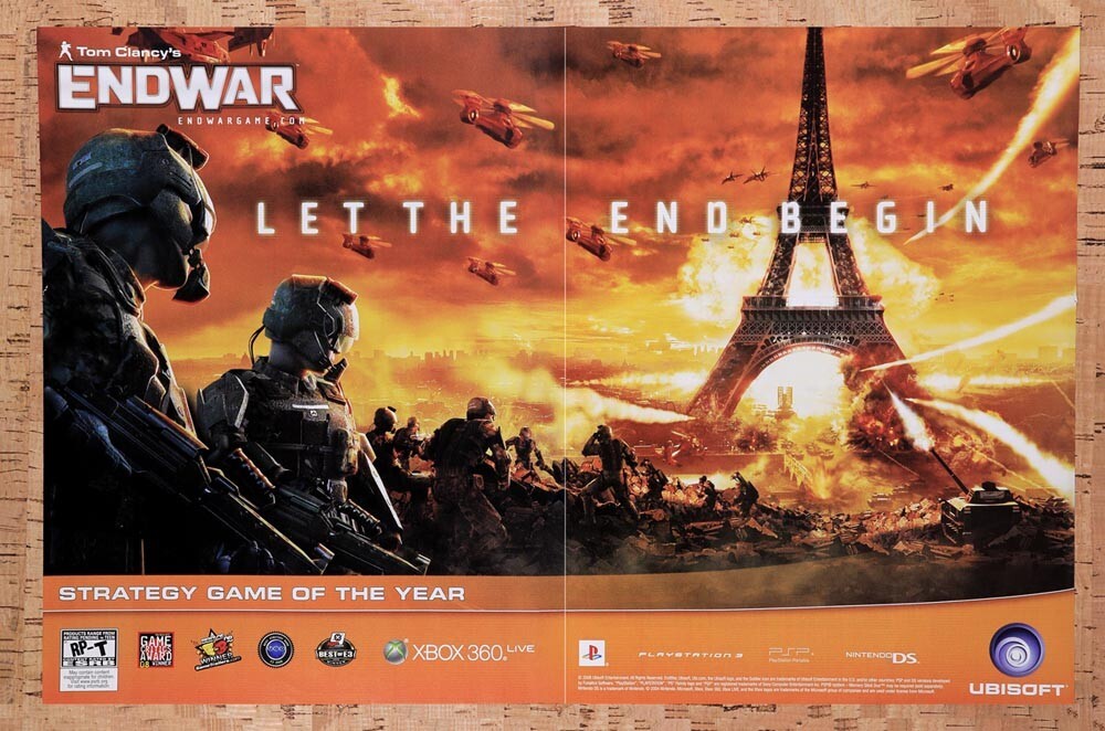 2008 Tom Clancy's EndWar Xbox 360 Original Ad v1 - for just $21.49! 