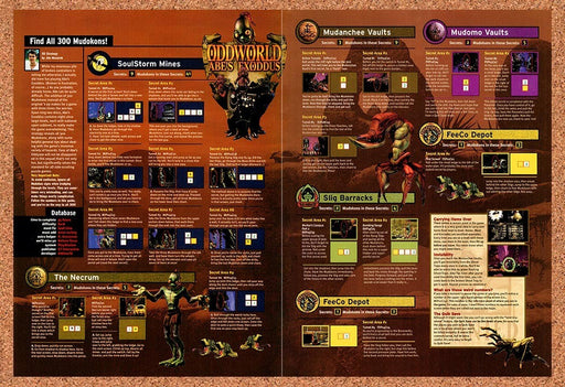 1999 Oddworld Abe's Exodus Mudokons Original Advertisement vr1 - for just $23.99! 