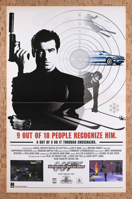 1999 007 Tomorrow Never Dies PS1 Original Ad v1 - for just $21.49! 