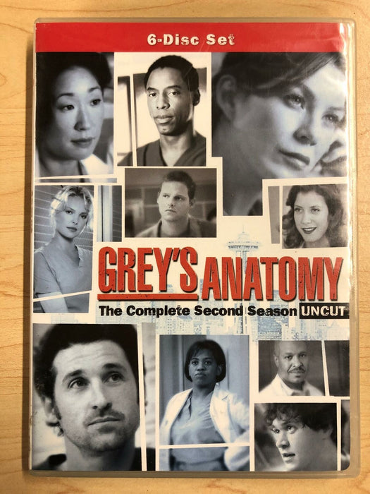 Greys Anatomy - The Complete Second Season (DVD, uncut, 2005) - I0123 - for just $2.25! 