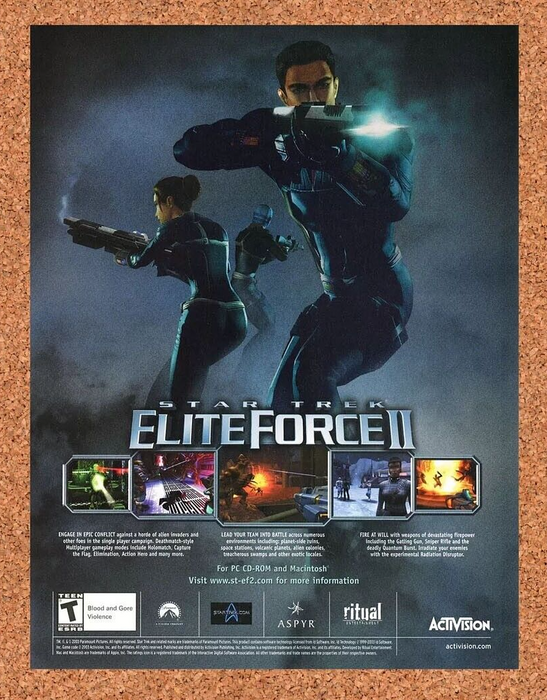 2005 Star Trek Elite Force 2 PC Original Ad v1 - for just $17.99! 