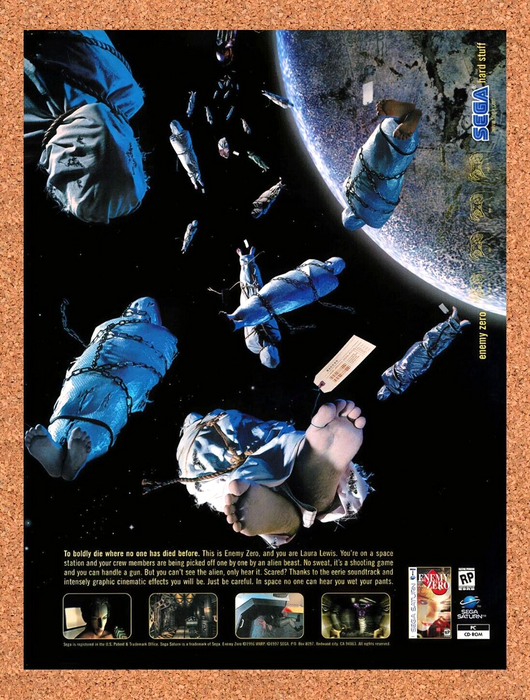 1997 Enemy Zero Saturn Original Ad v1 - for just $17.99! 