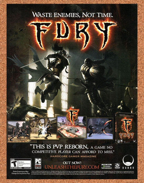 2007 Fury PC Original Ad - for just $17.99! 