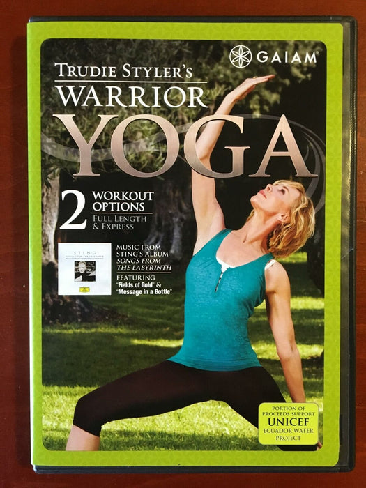 Trudie Styler Warrior Yoga (DVD, 2009, Gaiam, workout, exercise) - I0911 - for just $1.99! 