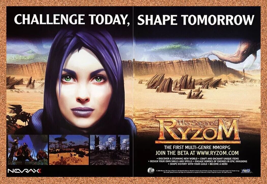 2006 The Saga Of Ryzom PC Original Ad - for just $22.49! 