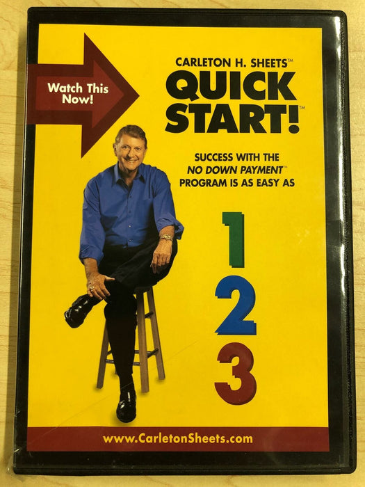 Quick Start - Success with No Down Payment (DVD, Carleton H Sheets) - H0828 - for just $1.99! 
