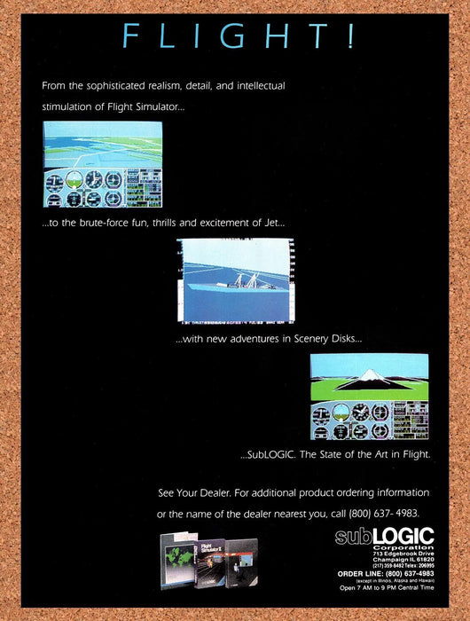 1988 Flight Simulator 2 Tandy Original Ad v1 - for just $18.29! 