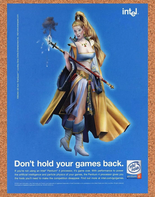 2004 EverQuest PC Original Intel Firiona Vie Ad - for just $21.99! 