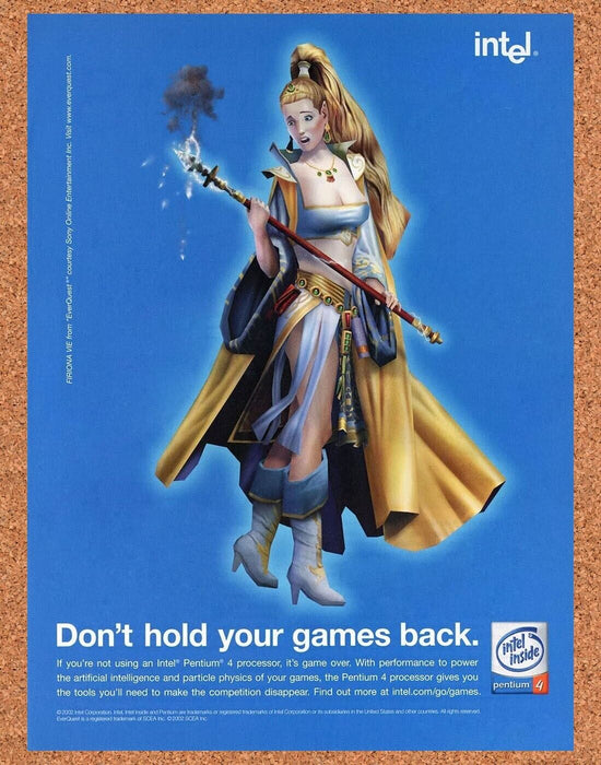 2004 EverQuest PC Original Intel Firiona Vie Ad - for just $21.99! 