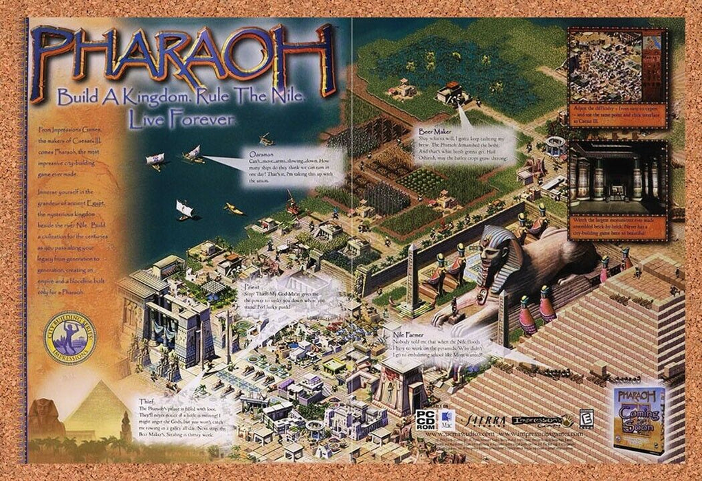 1999 Pharaoh PC Original Ad v3 - for just $21.49! 
