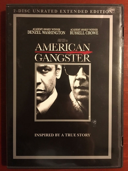 American Gangster (DVD, 2007, 2-Disc, unrated) - L06 - for just $1.99! 