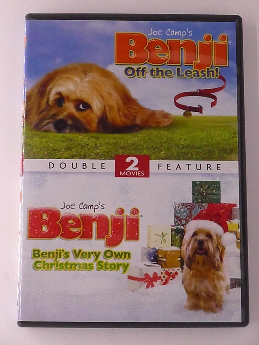 Benji Off the Leash - Benjis Very Own Christmas Story (DVD, double feature) - K6 - for just $2.99! 