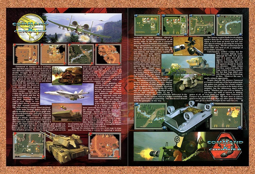 1997 Command & Conquer PS1 Original Advertisement vr1 - for just $23.99! 
