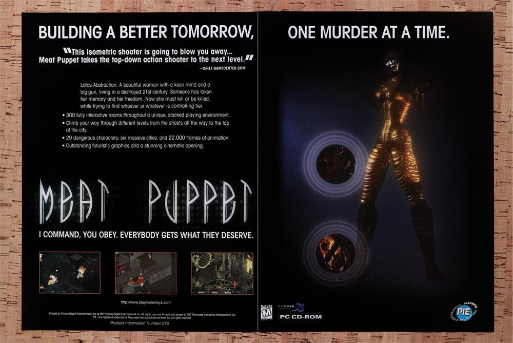 1997 Meat Puppet PC Original Ad v1 - for just $21.49! 