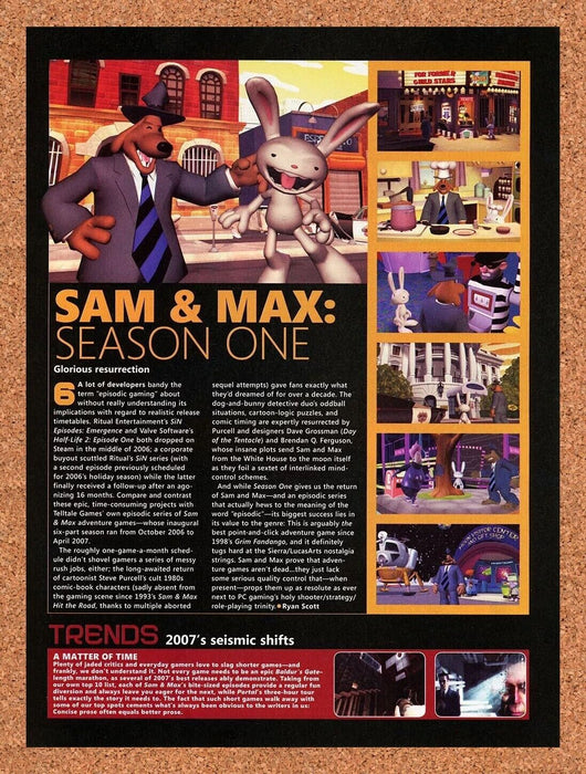 2010 Sam And Max Season One PC Original Ad - for just $17.99! 