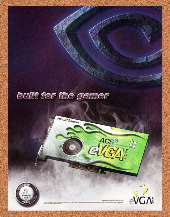 2003 nVidia ACS3 eVGA Original Ad v3 - for just $17.99! 